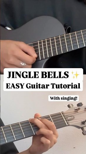 How to Play Jingle Bells on Guitar (EASY Tutorial) 🎸🎄 #shorts