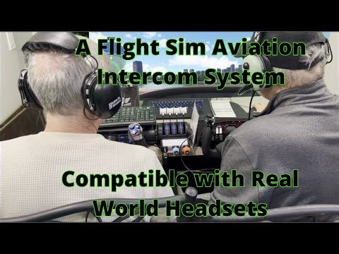 The Realistic FlightSounds Sim Aviation Intercom - Setup and Demonstration