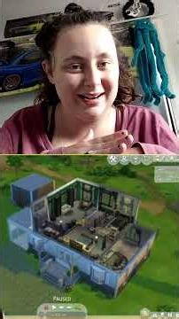 I Built My Book Character’s House in Sims 4! #authortube #writingadvice #sims4