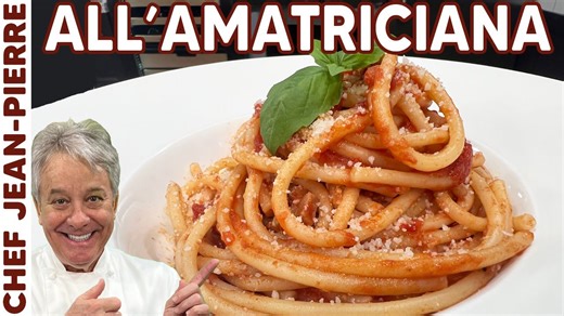 Bucatini all'Amatriciana with Chef Jean-Pierre