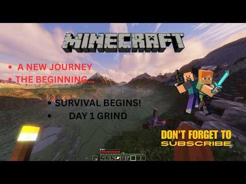 Minecraft Survival Series Begins! (Day 1) | MINECRAFT | Little ClutchGod |