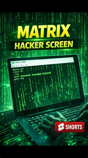 👉 Notepad Se Hacker Screen Kaise Banaye #shorts #coding