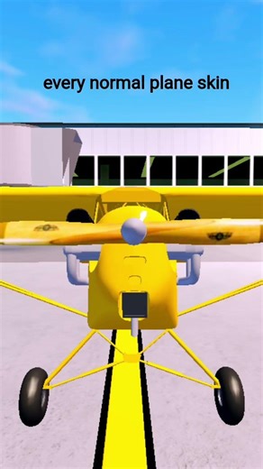 every normal plane skin in Roblox flight world