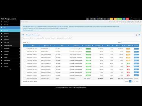Stock Manager Advance ERP POS System Setup - Products, Purchases & More