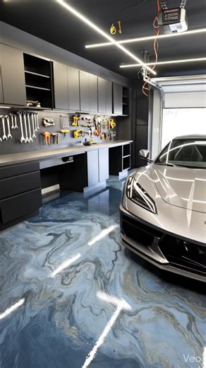 THIS FLOOR IS INSANE Luxury Red Marble Design Epoxy Floor#epoxyfloor#renovation#interiordesign