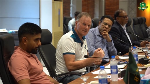 1M views · 64K reactions | The PCB under Chairman Management Committee Mr Zaka Ashraf met with the national coaching staff headed by Mickey Arthur, captain Babar Azam, vice-captain Shadab Khan, and former captains Misbah ul Haq and Mohammad Hafeez to review the team's performance in the ACC Asia Cup 2023. Read more ➡️ https://pcb.com.pk/press-release-detail/pcb-reviews-pakistan-men-s-team-performance-in-asia-cup.html | Pakistan Cricket Team | Facebook