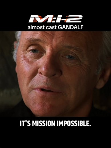 Jon Voight > Ian McKellen > Anthony Hopkins #ianmckellen #anthonyhopkins #casting #movies #missionimpossible