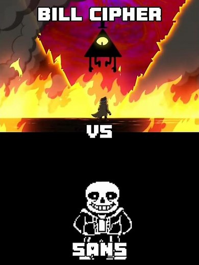 Bill Cipher vs Sans (Gravity Falls | Undertale)
