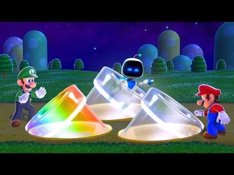 Super Mario 3D World + Astro Bot 100% - Full Game Walkthrough (HD)