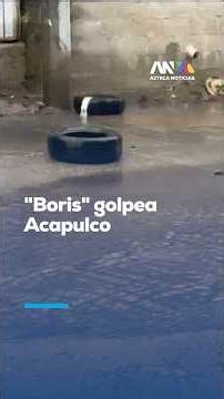 This is how Acapulco dawned after the impact of "Boris"