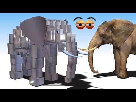 CUBE BUILDER for KIDS (HD) - Build an Elephant for Children - AApV