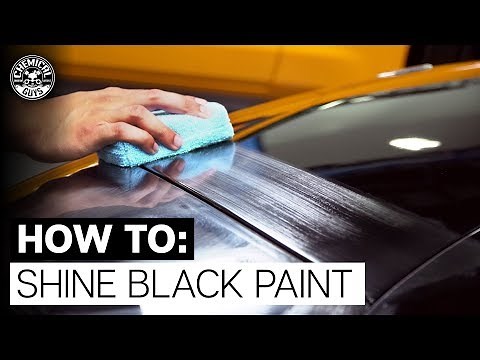 How To Add Shine and Protection to Black Paint! - Chemical Guys