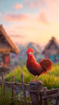 Murga Beemar Hua To Kya Hua 😢 | Dil Chhoo Lene Wali Kahani #cartoon #ai #shorts#kahani #murga #story