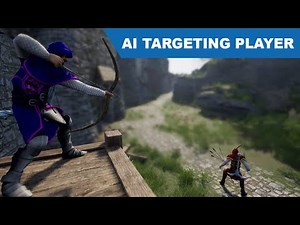 AI character Targeting player - UE4 Tutorials #237
