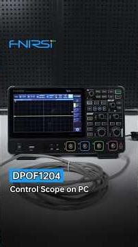 FNIRSI DPOF1204 Web Interface | How to Control Your Scope from a PC Browser