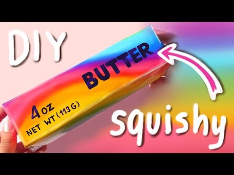 How to make butter squishy | Easy DIY squishy