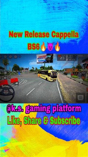 New Release: Capella BS6 Bussid Mod 🔥 | Shyamoli Paribahan Skin | #short #shorts #viral