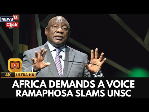 AFRICA DEMANDS A VOICE: Ramaphosa Slams UN Security Council | Ramaphosa UN Speech | 4K | N18G