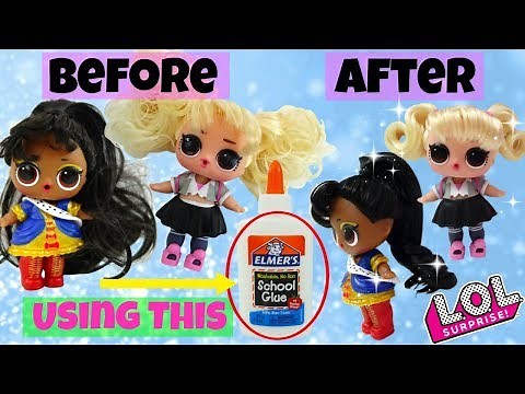 LOL Surprise Hairgoals Makeover Series 5 How to Fix Messy Hairgoals Real Hair Easy LOL Surprise DIY