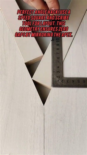 Secret Way to Join Angled Wood Perfectly#WoodworkingTips #CarpentrySecrets #DIYHack #PrecisionTools