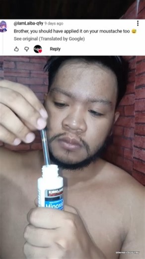 Minoxidil 5% Moustache Growth Routine (Daily Application)