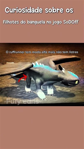 Curiosidades dos filhotes: Dart,Ruffrunner e Pouncer no jogo SoDOFF #comotreinaroseudragão