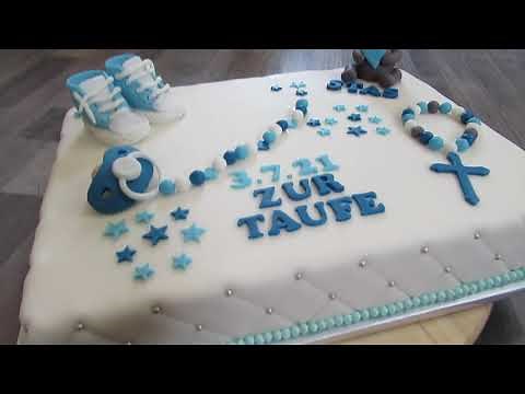 Torte zur Taufe Tauf-Torte Junge festliche Torte