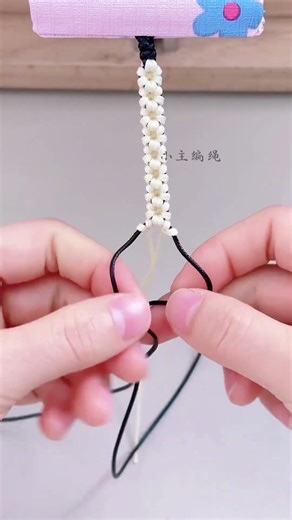 Puff Flower Bracelet Weaving Tutorial - Cute & Plush #diy #crafting #bracelets 【DIY Bracelets】