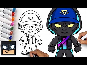 How To Draw Cryptic | Fortnite Season 9 - Videos For Kids