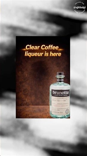 A clear Coffee liqueur in the market