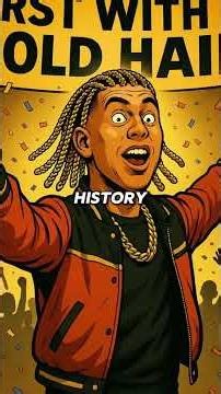 This rapper IMPLANTED gold chains into his skull… real life gold hair 💀✨ #Dansur