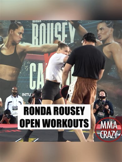 MVP MMA: Ronda Rousey Open Workout Highlights #mma #RondaRousey #Netflix #GinaCarano #UFC