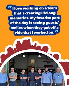 With a job like Daryl’s, you’ll help people have FUN, every day. Want to join our team of ride mechanics, electricians, landscapers and more this fall? Learn more about our maintenance roles and apply today. | Worlds of Fun