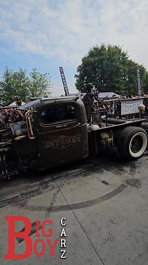 Epic burnout. Ratstock 2025 #ratrodmagazine #ratstock | Big Boy Carz