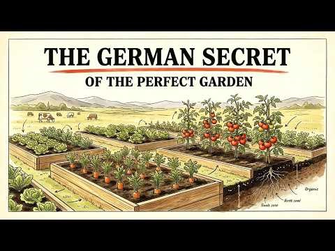 The GERMAN METHOD that makes the earth produce WITHOUT WATERING- Almost no one knows it "raised bed"