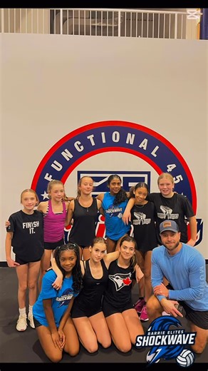 Barrie Elites Shockwave on Instagram: "The team just absolutely crushed their first workout with Coach Mitch at @f45_training_barriesouthwest It was full-throttle focus on explosive movement, unstoppable conditioning, and raw strength. These girls are defining the phrase “You get what you put in!”and they are putting in the WORK! Huge thanks to @mitchscott_ We can’t wait to get back! 💪🏼💙🏐"