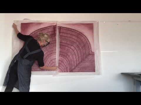 Drypoint Demonstration by Jenny Robinson