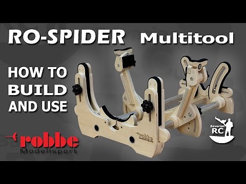 RO-SPIDER Multitool from Robbe Modellsport - How to build and use