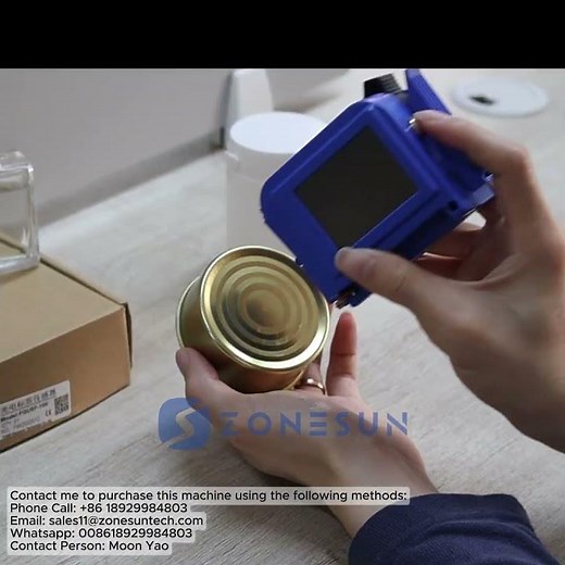 INTRODUCING ZONESUN ZS-DC1 Portable Inkjet Printer for Date Coding & Labels