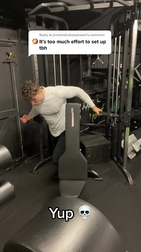 Intense Workout Routine in Gym Setting