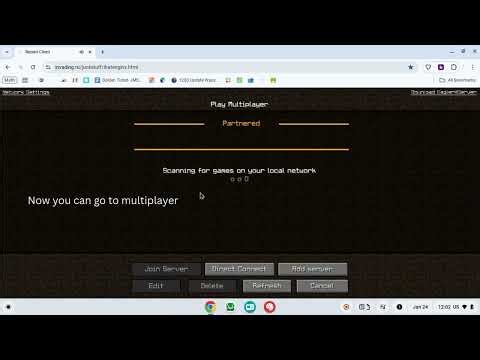 How to play Hypixel on your school chromebook(requires a mc java account)