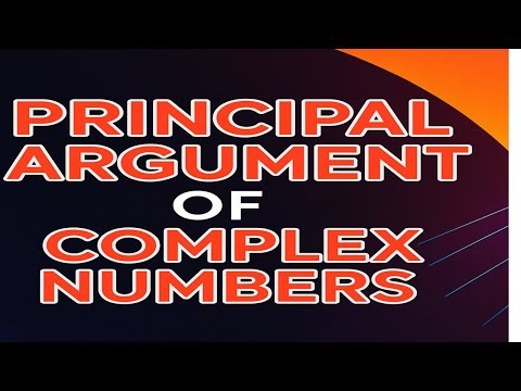 Principal Argument of Complex Numbers!