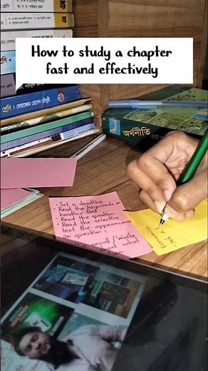 How to study a chapter effectively and faster ✨🦋 here you go!