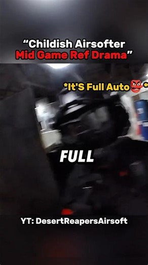 Cheater Accused Him of Full Auto and Complained to the Ref 🤡 #viral