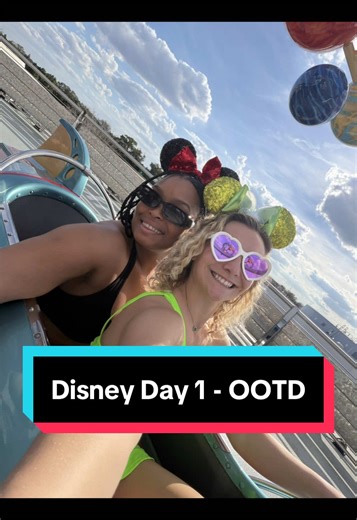 2 cheer coaches go to Magic Kingdom for FUN 🤪🥳 #disneyworld #magickingdom #minniemouse #tinkerbell #bdaytrip @Emeral Soaps