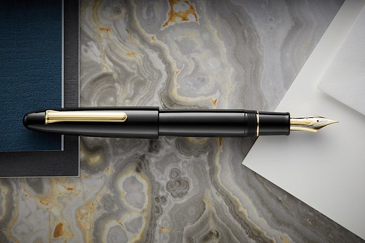 Sailor 1911 King of Pens Ebonite Fountain Pen - Black/Gold - The Goulet Pen Company