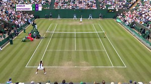 Jab Done 🇹🇳 Ons Jabeur is through to the third round, defeating Robin Montgomery 6-1, 7-5 #Wimbledon | Wimbledon