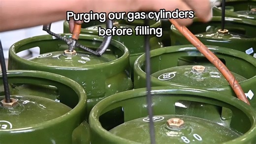 Purging Gas Cylinders for Optimal Filling