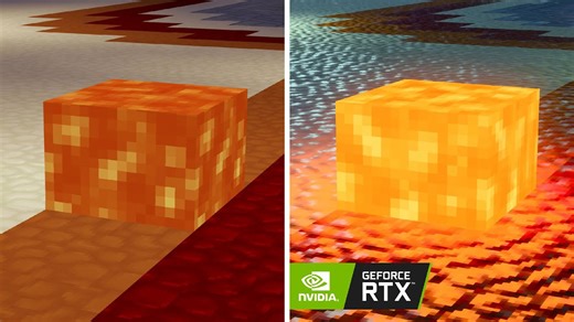 Playing Minecraft with RTX on (official beta preview)