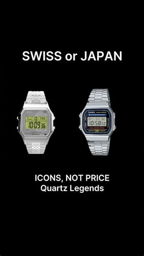 Casio vs Timex | Quartz Icons Note: Timex is not Swiss made. Sorry for the title.